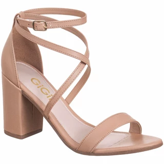 Sandália Feminina GiGiL Salto Alto Grosso Clássica Festa Social Confortável Moda Atual em Oferta na Shopee