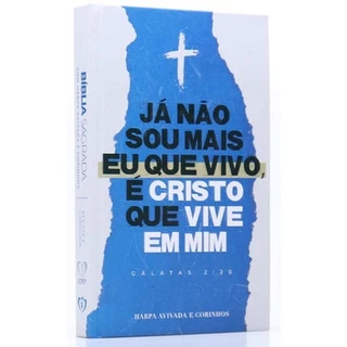Bíblia Sagrada | Capa Dura Slim | RC | Harpa Avivada e Corinhos | Já Não Sou Mais Eu
