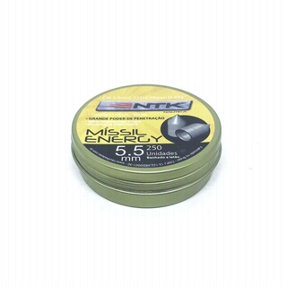 Chumbinho Missil Energy Tatico 5,5mm com 250 Pecas 900142 Nautika