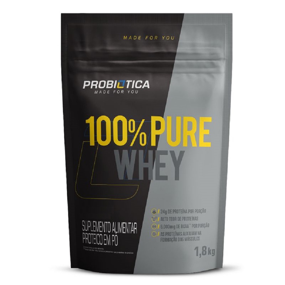 Whey Protein 100% Pure Refil 1,8kg – Probiotica