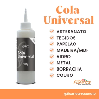 Cola Tudo/ Universal para Artesanato 100g - Gliart