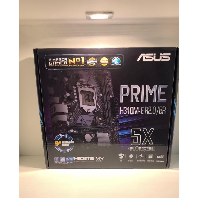 Placa-Mãe Asus Prime - H310M-E R2.0/BR, Intel LGA 1151, mATX, DDR4 ...