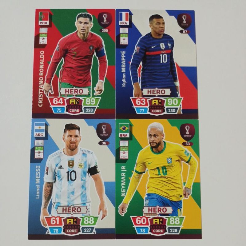4 Cards, Adrenalyn XL, Copa Do Mundo