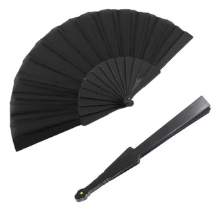 Leque de mão compacto liso cor única em Oferta na Shopee