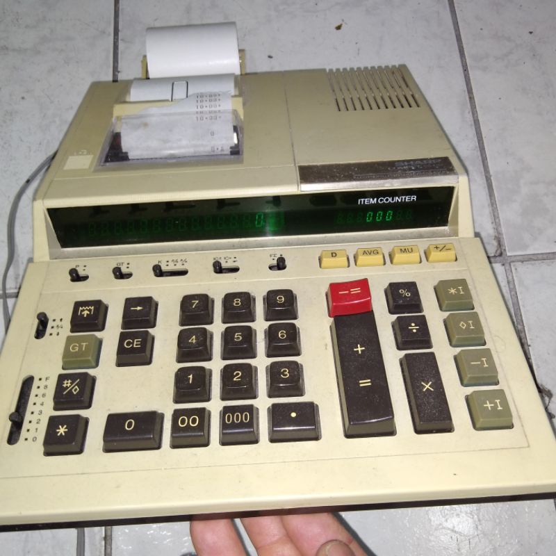 Sharp compet calculadora eletrônica. | Shopee Brasil