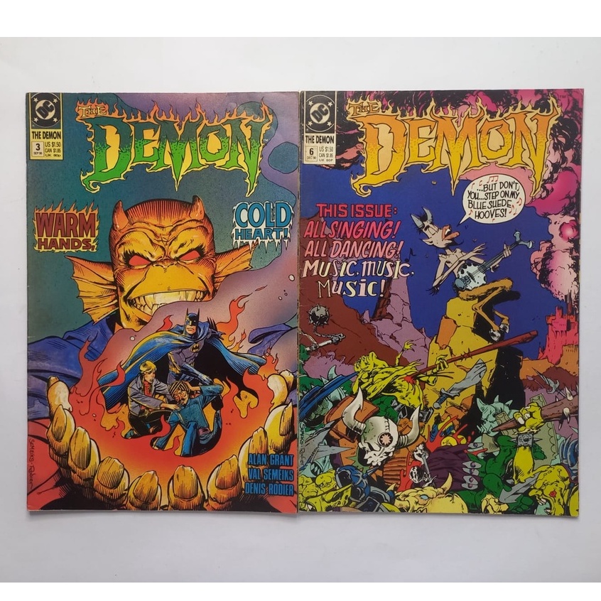 Importado DC The Demon 3 e 6 Editora DC Comics 1990 Excelentes ...