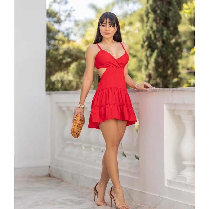 Vestidos vermelho best sale para o natal