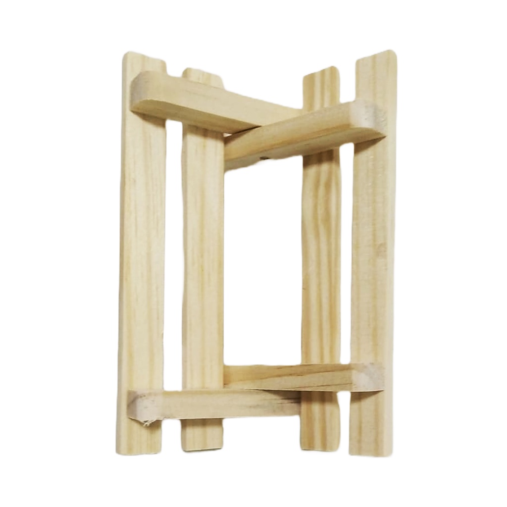 Enfeite Decorativo Manjedoura 15cm Madeira Presepio de Natal