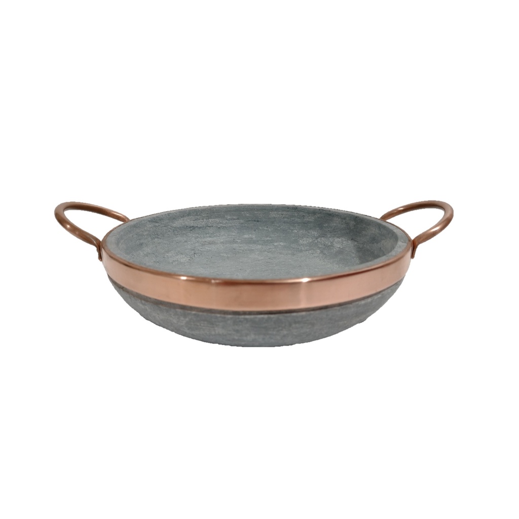 Frigideira De Pedra Sabão GrandeTipo Wok 28cm | Shopee Brasil