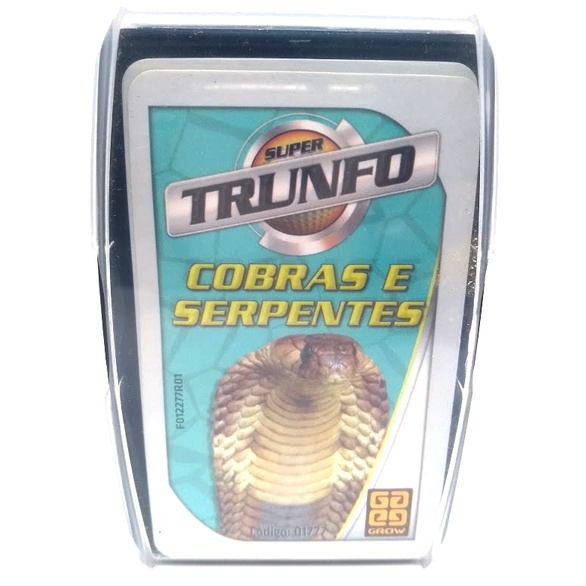 Super Trunfo Cobras e Serpentes - Loja Grow