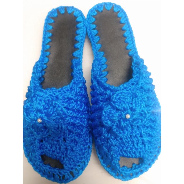 Chinelo em Crochê Feminino Artesanal Diversas Cores | Shopee Brasil