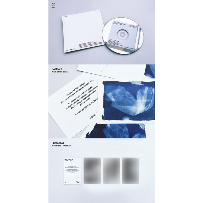 RM (BTS) - First Solo Album 'Indigo' Book Edition | Shopee Brasil