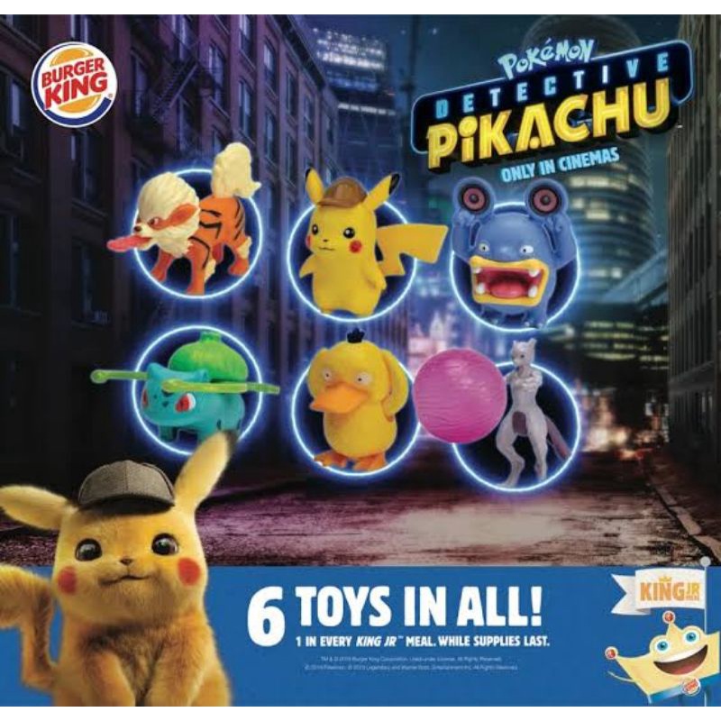 Detective pikachu burger king new arrivals