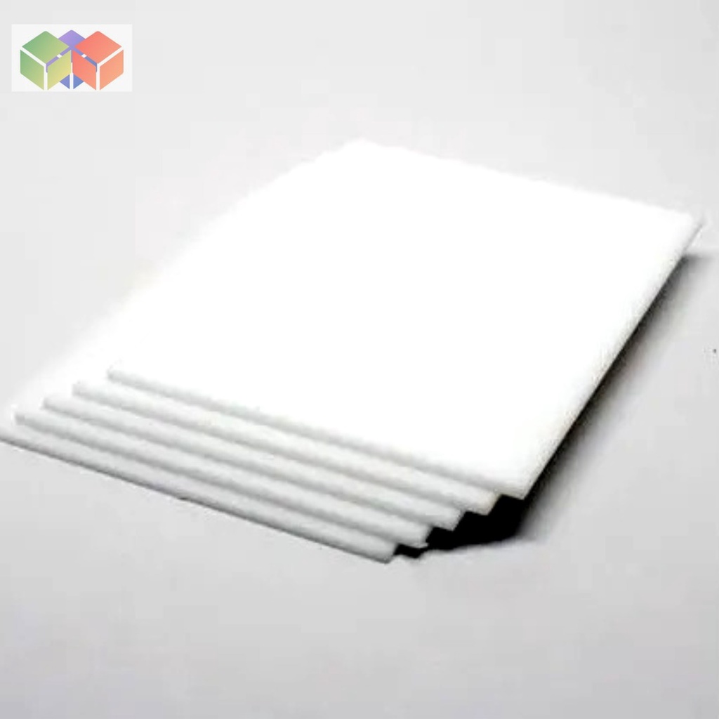 Chapa de acrílico branco leitoso 60x40cm x 2mm