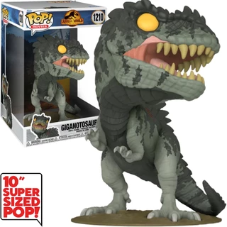 FUNKO POP JURASSIC WORLD DOMINION - GIGANOTOSAURUS 1210 (SUPER SIZED 10") NOVO ORIGINAL em Oferta na Shopee