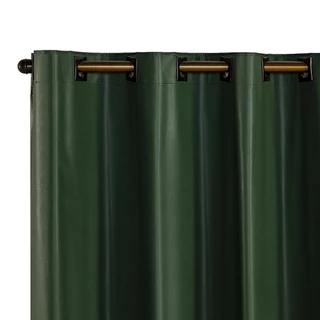 Cortina Blackout PVC corta 100 % a luz 2,80 m x 2,80 m Verde