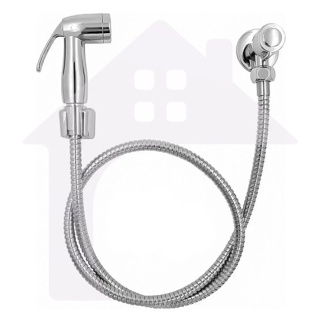 Ducha Higiênica Banheiro 100% Completa Luxo Metal Cromado 1,20m Chuveirinho Privada Lavabo