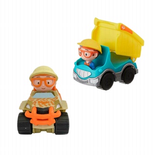 Kit Blippi - Veículos - Caminhão de Descarga + Safari Móvel