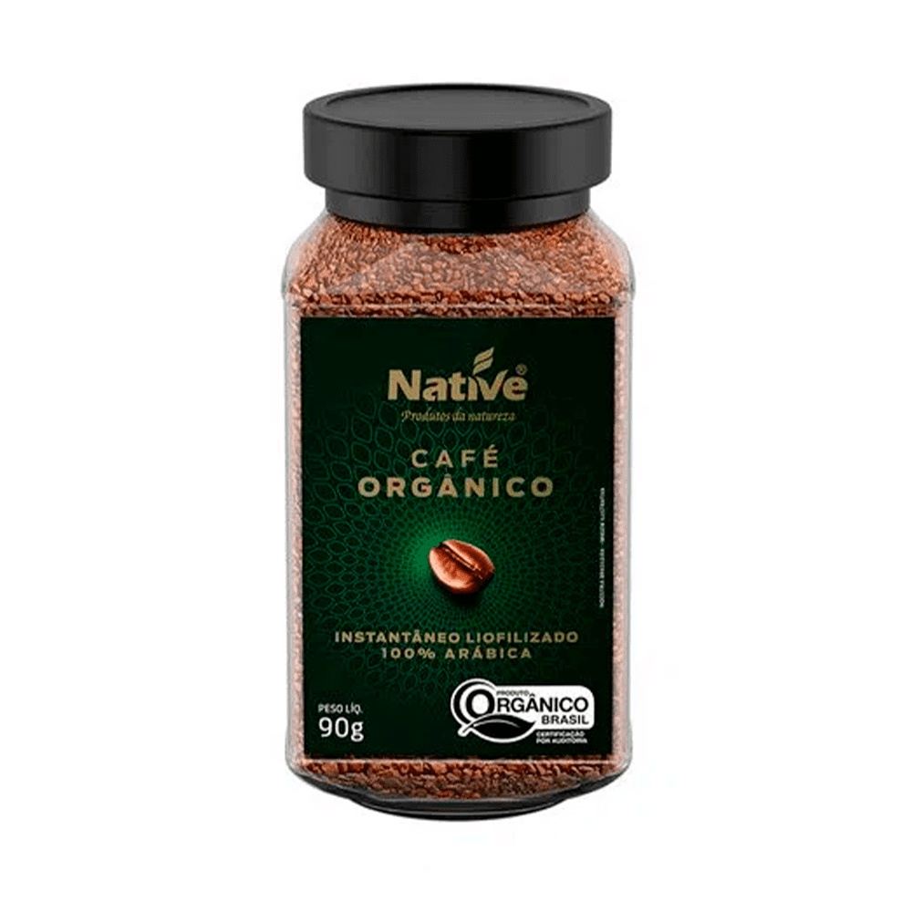 CAFE ORGANICO NATIVE LIOFILIZADO 90G Shopee Brasil