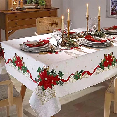 Toalha de mesa xadrez de Natal Amosfun com 2 peças, retangular, branca,  preta e vermelha, toalha de mesa de Natal, Natal, Natal, Natal, cozinha,  jantar
