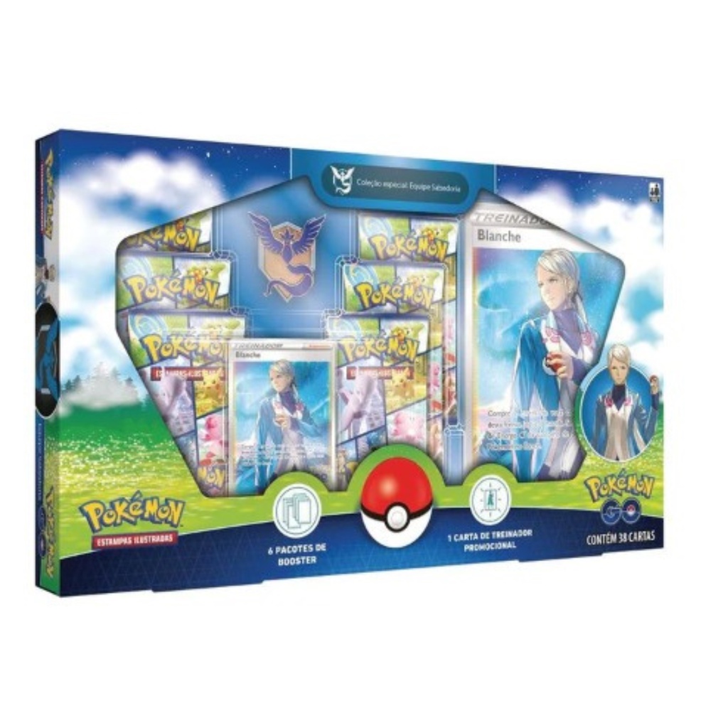 Box Coleção Especial Pokémon Go Equipe Sabedoria 31343 Copag