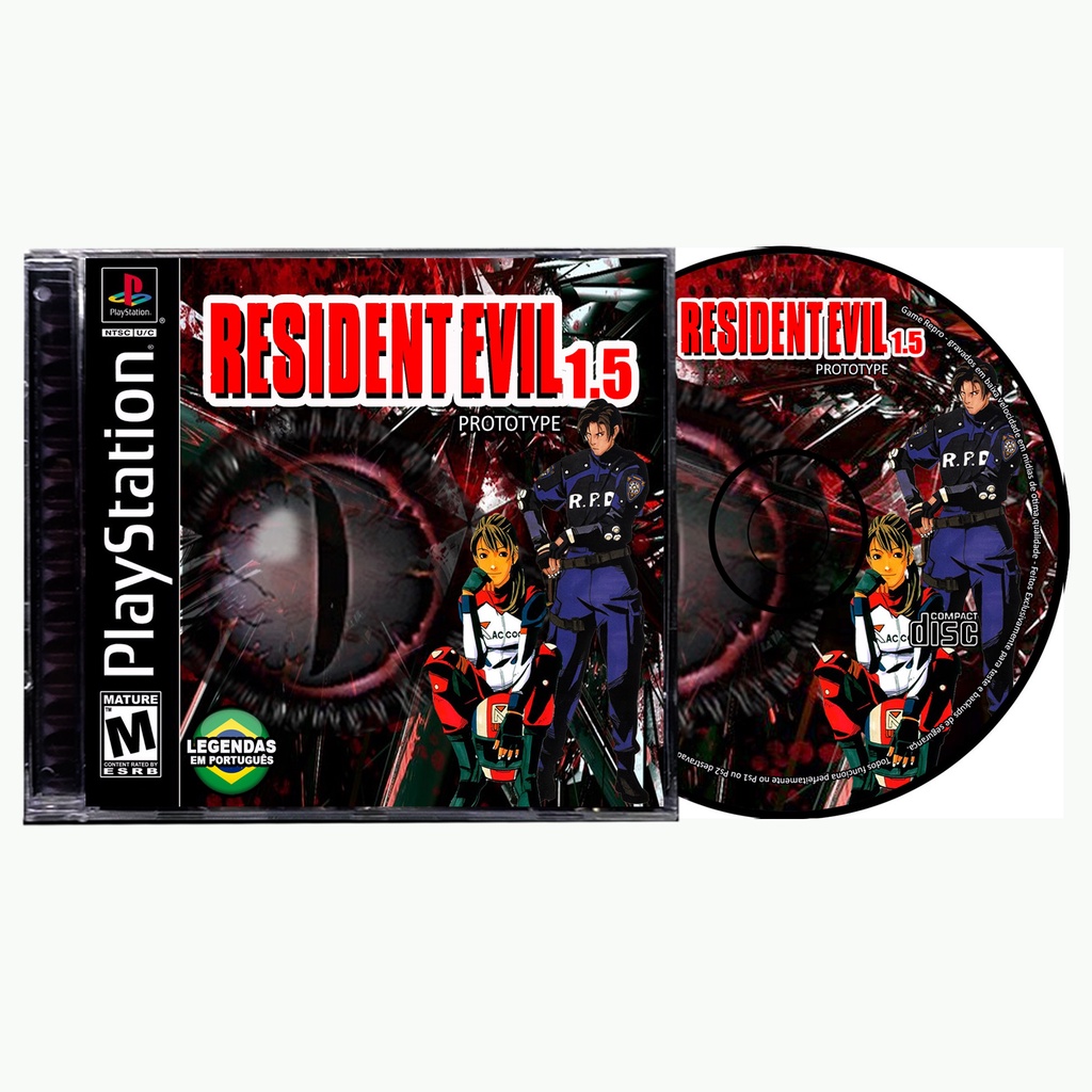Resident Evil 1.5 Prototype - JOGO para Ps1 / Playstation 1 + CAPA + ENCARTES By CameloGames