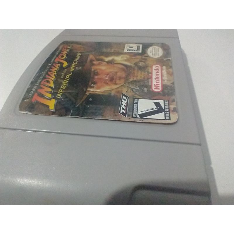 Cartucho original americano Nintendo 64 - n64 Indiana Jones Cartucho original americano Nintendo 64 - n64 Indiana Jones