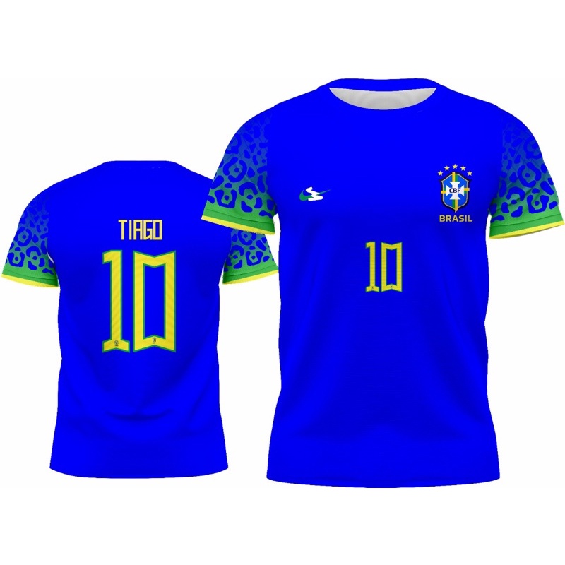 Camisa Do Brasil Uniforme de Treino Seleção Brasileira 2022/2023 Verde -  Copa do Mundo Camiseta De Time De Futebol Oficial Tailandesa 1:1 -  Escorrega o Preço