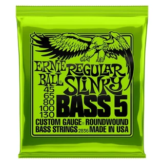 Ernie ball Bola 2836 Regular Slinky 5 Ferimento Baixo Corda Guitarra Níquel Folheado Cordas À Prova De Ferrugem Instrumentos Musicais 2824 2833