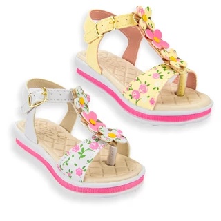 Sandalia feminina menina confortavel linha premium blogueira 20 ao 27 /950P