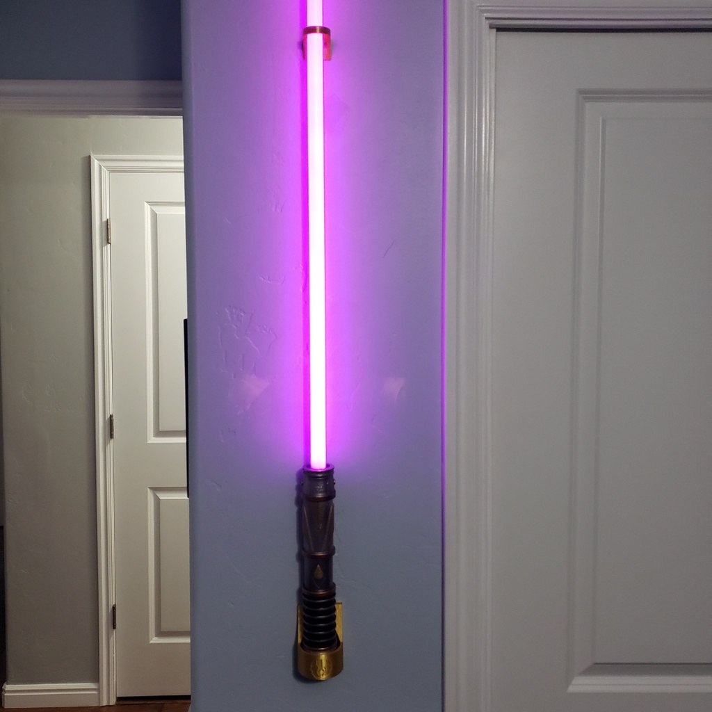 Incrível Suporte de parede para Sabre De Luz Modelo Ordem Jedi ou Republica – Star Wars