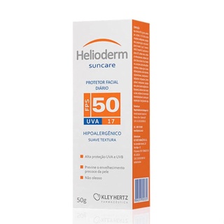 Helioderm Suncare Protetor Solar Fps 50 Facial S/Cor Com 50g