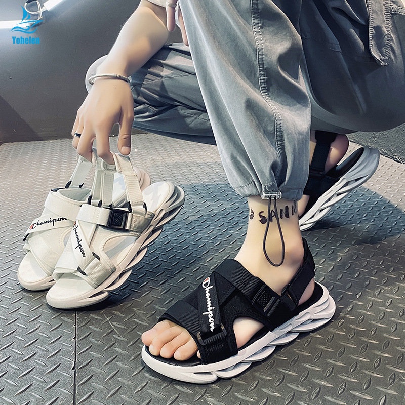 Sandalias masculinas na store moda