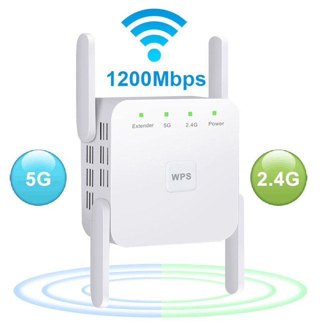 Repetidor 5G Wifi Extensor Booster 2.4G Roteador Amplificador Wi-Fi ...