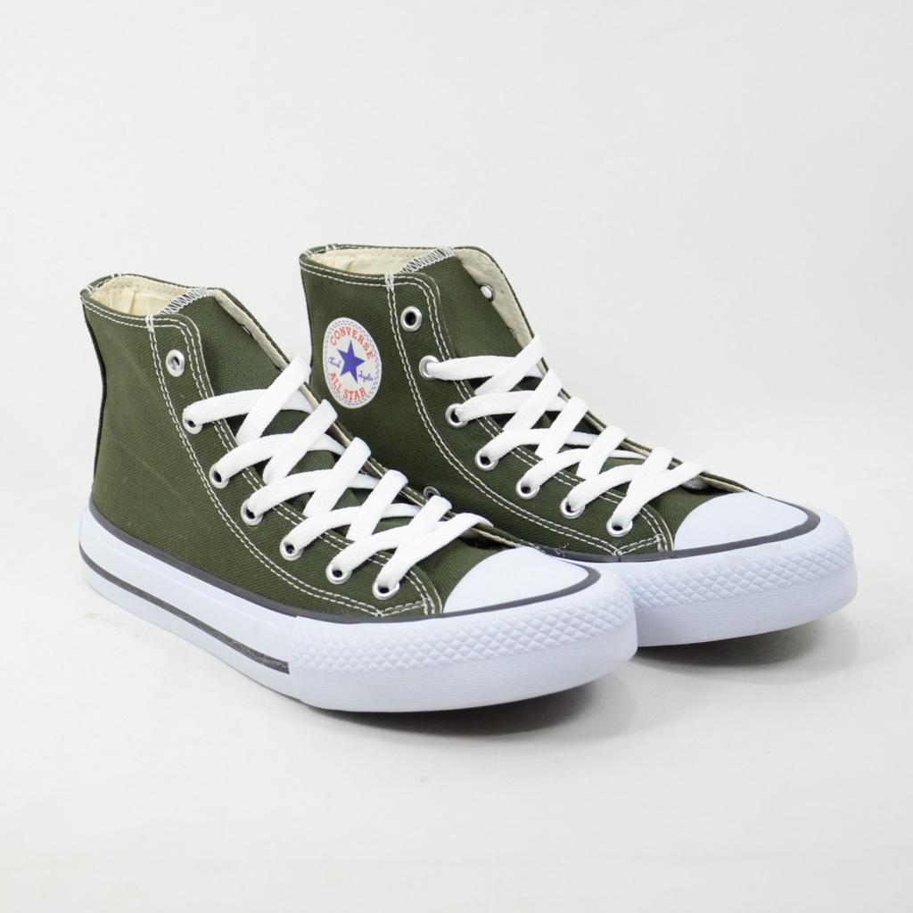 Tênis Converse All Star Cano Alto Verde Militar