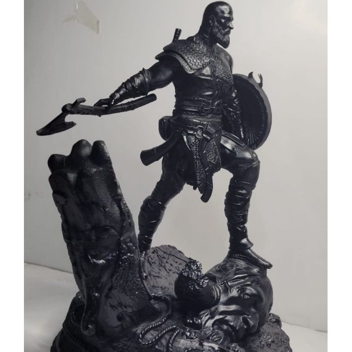 Modelo de resina 1/32 figura de montagem figura odin god of war