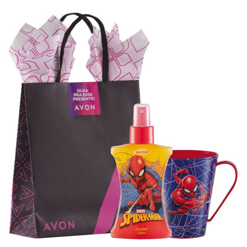 Kit presente Marvel Spider- Man para meninos | Shopee Brasil