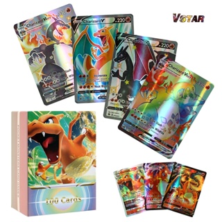 Kit 100 Cartas Pokemon Aliados Gx Vmax V Shiny