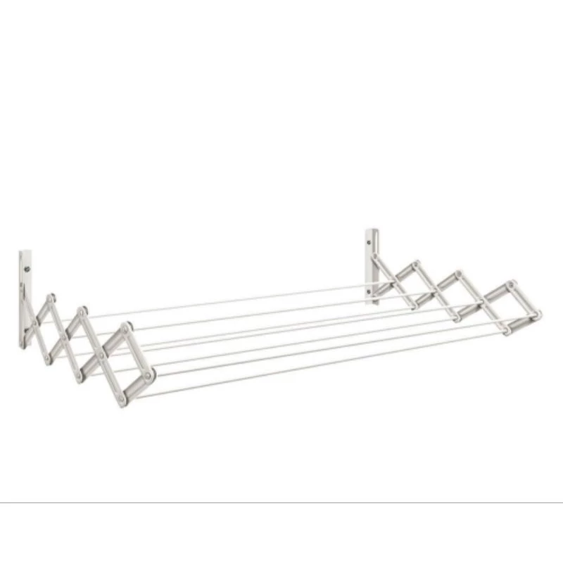 Varal Sanfonado dobrável retrátil (não enferruja) - 80 cm