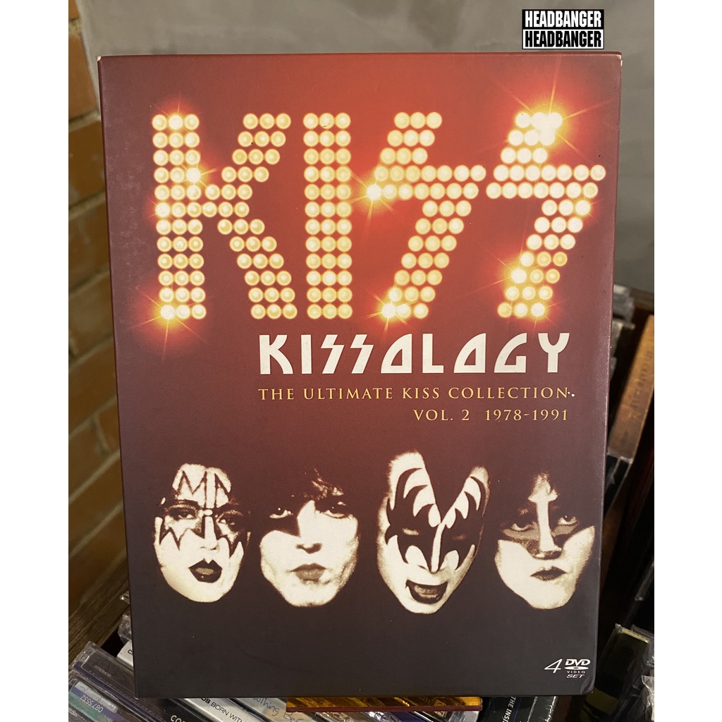 Box 4 DVD KISS – Kissology Vol. 2 como Novo