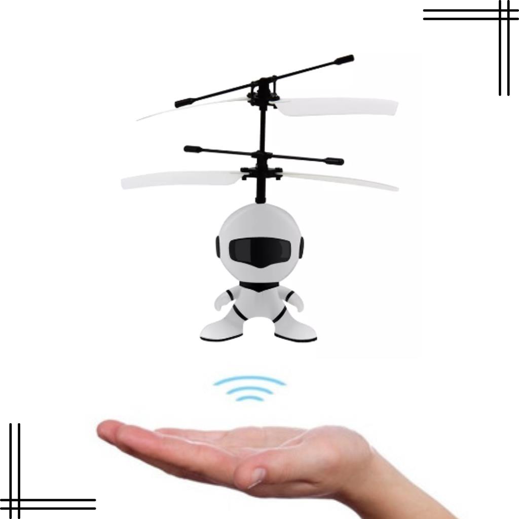 Mini Drone Brinquedo Robo Voador Infravermelho Voa Verdade 1014M MEGA  COMPRAS : : Brinquedos e Jogos