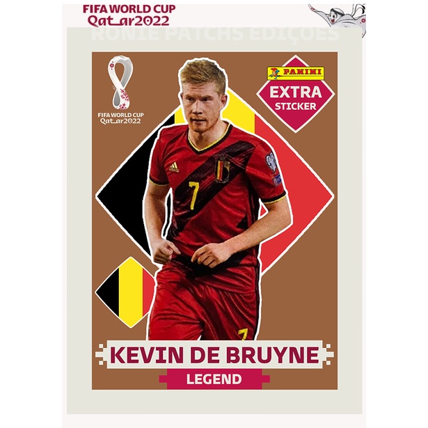 KEVIN DE BRUYNE BRONZE - EXTRA LEGEND (Bélgica) - Figurinha Original - Não