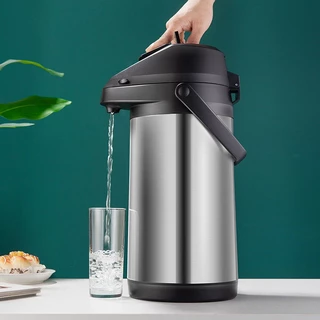 Garrafa JARRA TÉRMICA CROMADA EM INOX 2,5L COM ALÇA Tereré Chimarrão Bebidas em Oferta na Shopee
