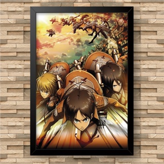 Placa decorativa Attack on Titan 4 Temporada - MDF