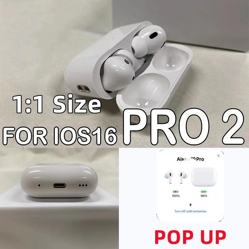 2022 Novo AirPods Pro 2 geração TWS Fone De Ouvido Mais Bluetooth Sem Fio 14 Com Suporte De IOS16