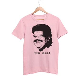 Camiseta Algodao Tim Maia Nacional Mpb Rock Pop T shirt Graphic Tee  Lançamento Promoçoes