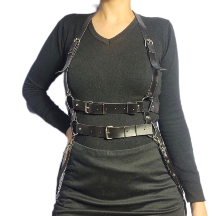 Cinto melody harness k-pop rock punk