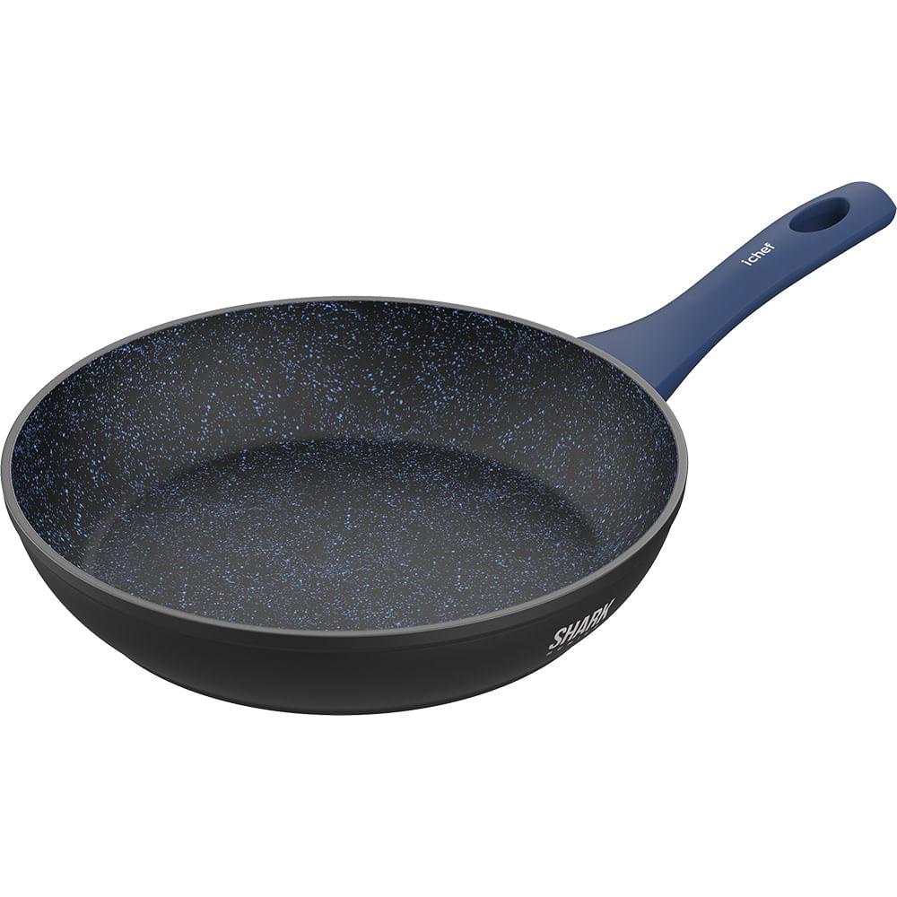 Panela Sauté Grand 24cm Ichef Home Polishop Shark Series – Azul