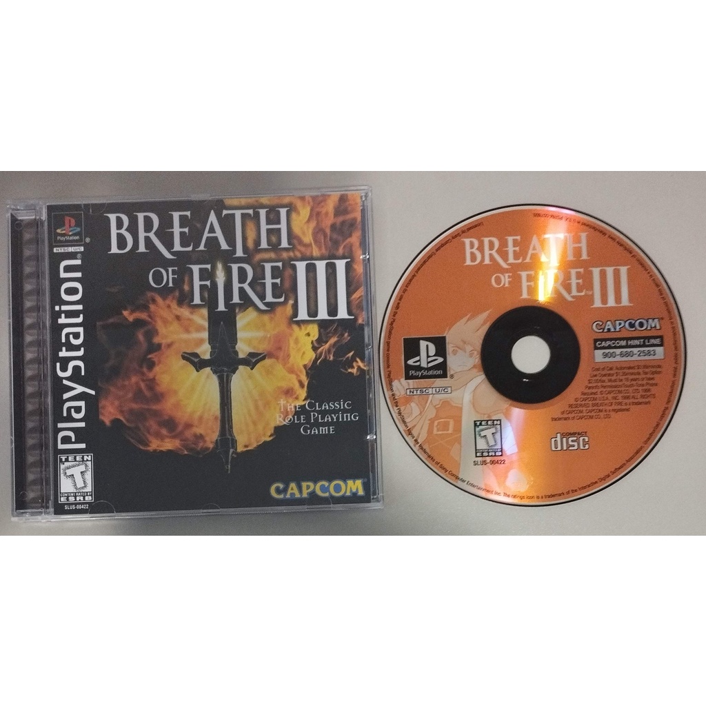 Breath Of Fire III - PS1 - NTSC-J (Japon) - Complet Très Bon état - Rare