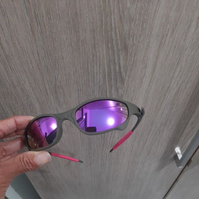 Oculos juliet romeo 1 roxa moda praia mc's double x xmetal em